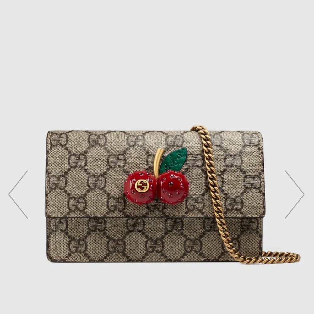 Gucci cherry chain bag